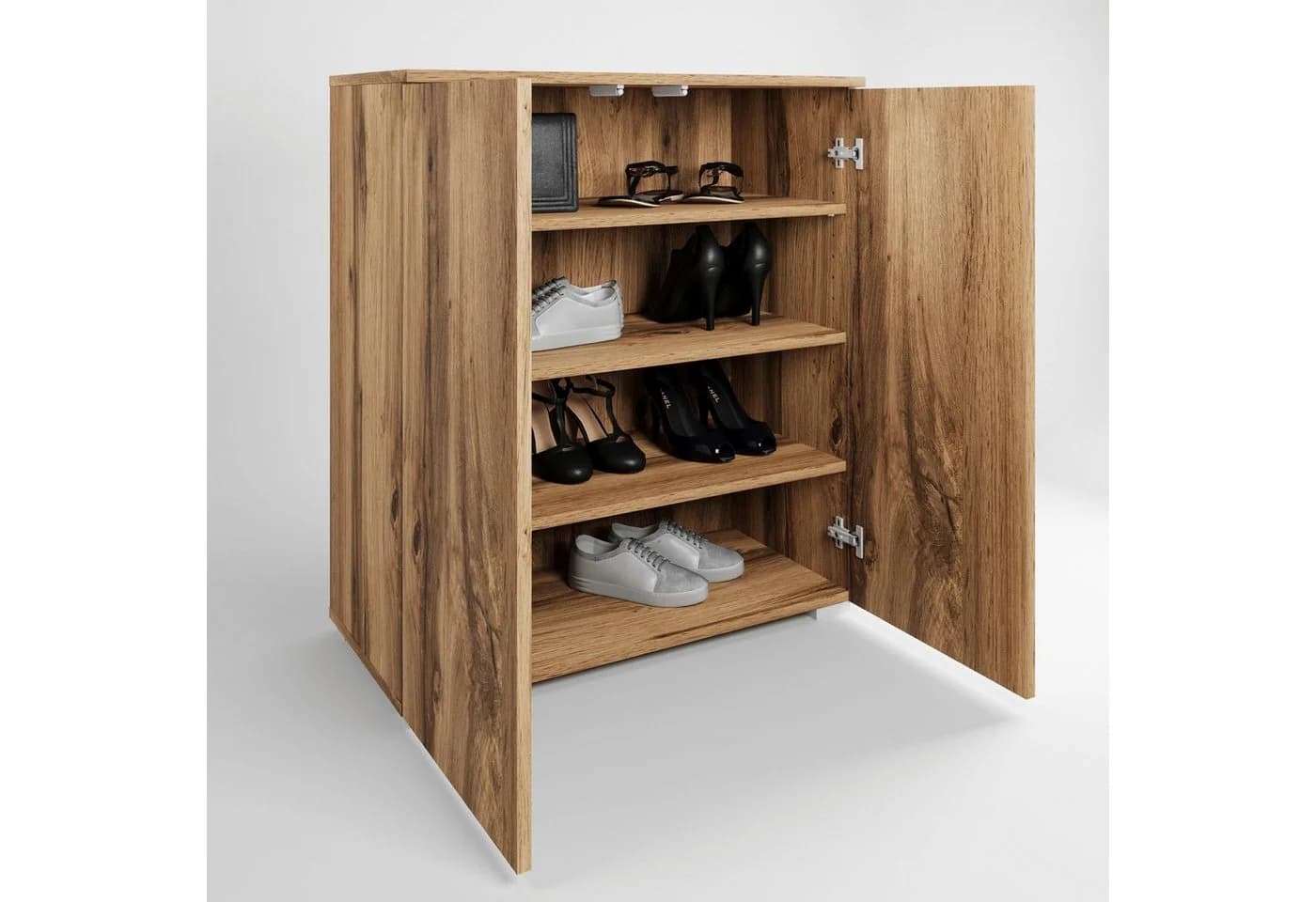 OTTO HOME Paris Schuhkommode 2 Türen Braun - Bild 5