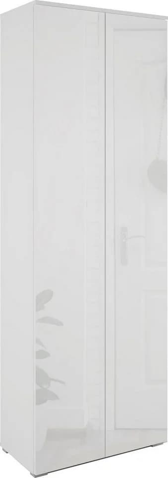 OTTO home Schuhschrank Paris 2-türig Weiß Matt/Hochglanz Push-to-open