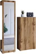 OTTO HOME Garderoben-Set PARIS/ TOKYO Braun Grifflos mit Spiegel Bild 2