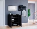 OTTO HOME Garderoben-Set PARIS TOKYO Schwarz mit Spiegel Bild 4