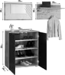 OTTO HOME Garderoben-Set PARIS TOKYO Weiß mit Spiegel Bild 5