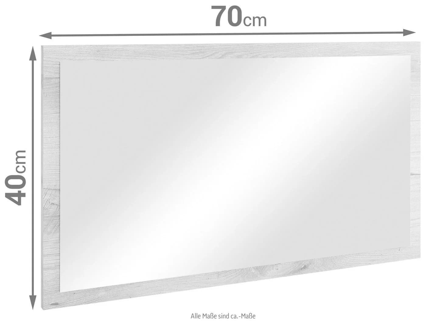 OTTO home Garderobenspiegel Paris Braun Holzwerkstoff - Bild 5