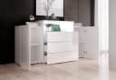 Sideboard HOME AFFAIRE URBAN III Weiß Hochglanz Modern Bild 4