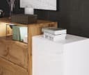 HOME AFFAIRE Sideboard URBAN III Weiß Eiche Wotan Modern Bild 5