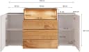 HOME AFFAIRE Sideboard URBAN III Braun Matt Holzoptik Bild 5