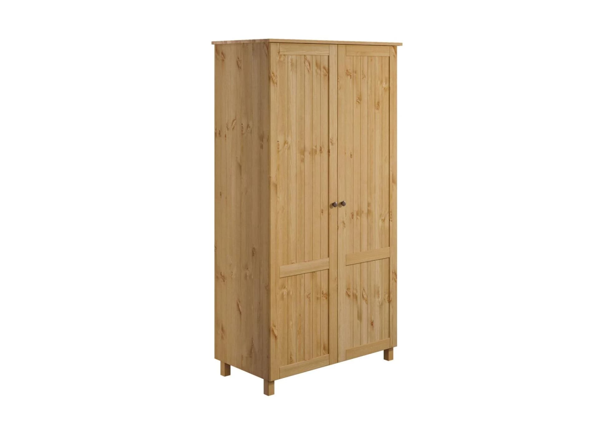 OTTO HOME Kleiderschrank Juventus 2-türig Massivholz Kiefer