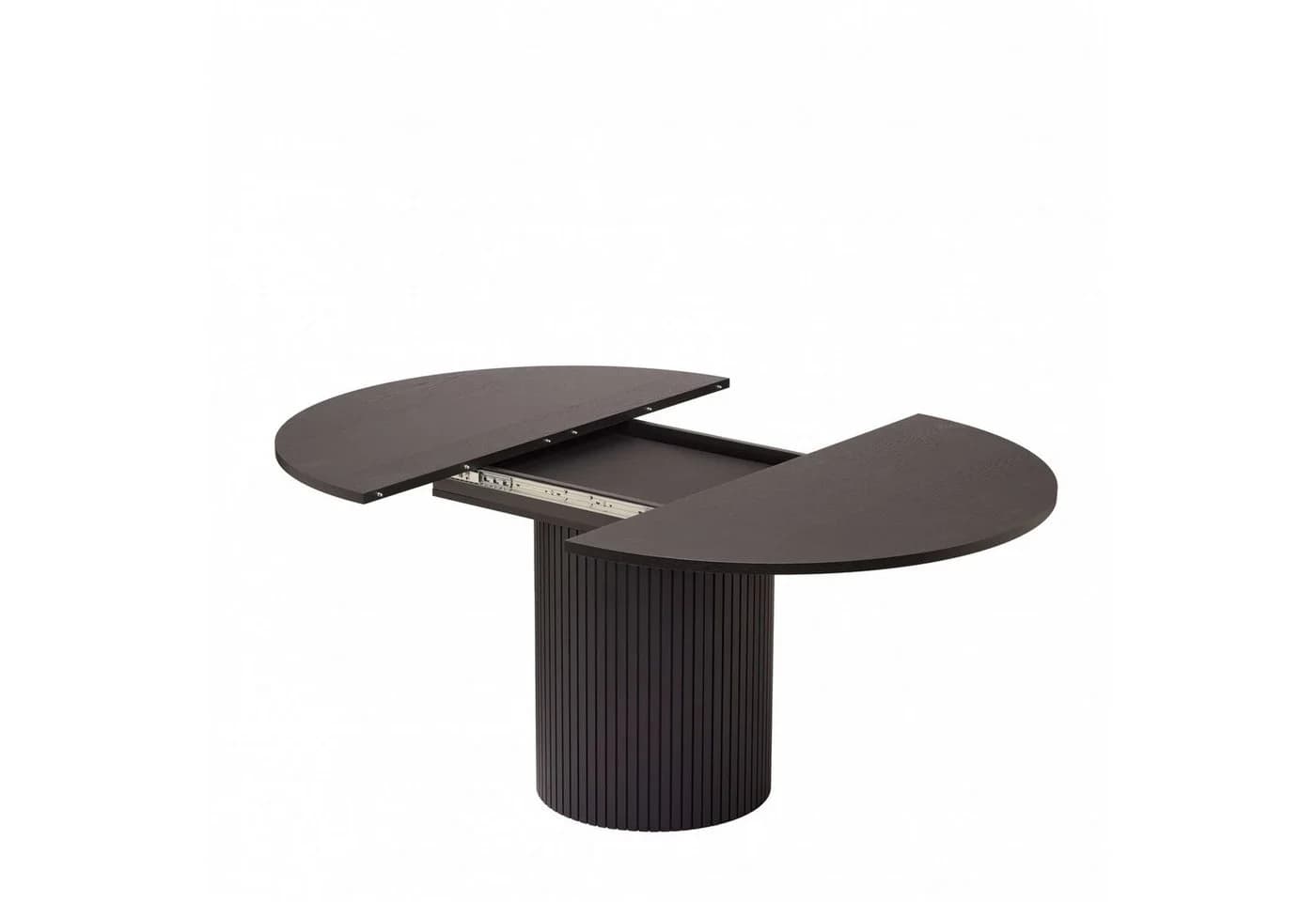 LeGer Home Esstisch TOSCANA Eiche Furnier Schwarz Ausziehbar - Bild 4
