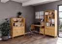 OTTO HOME Schreibtisch Luven Massivholz mit 2 Schubkästen Bild 1