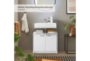BASIC by Balculina Waschbeckenunterschrank Smash Weiß 2 Türen Bild 1