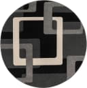 OTTO HOME Teppich Maxim Rund Schwarz 140cm Hoch-Tief-Effekt Bild 2