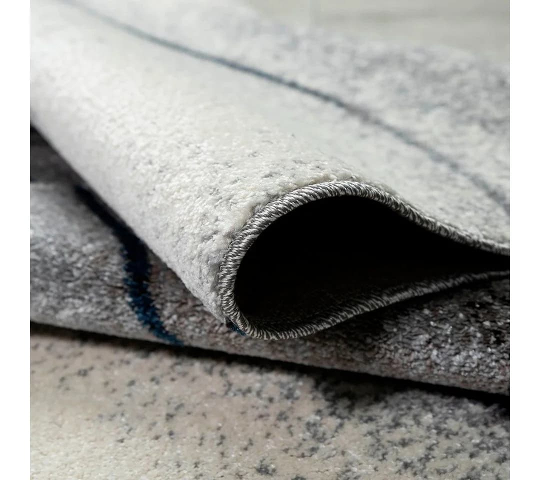 OTTO HOME Bettumrandung Tritom Blau 3-tlg. Modernes Wellenmuster - Bild 4