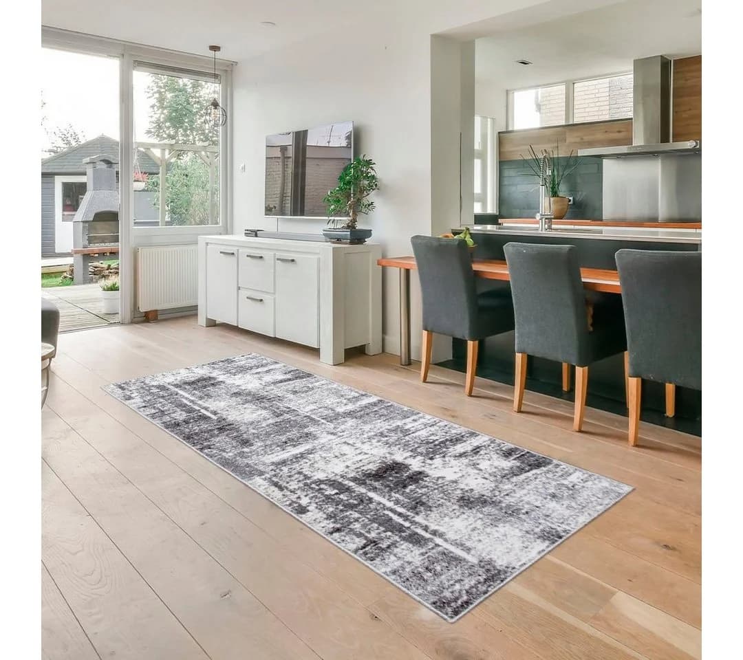 OTTO HOME Läufer Salsa Grau Vintage Kurzflor