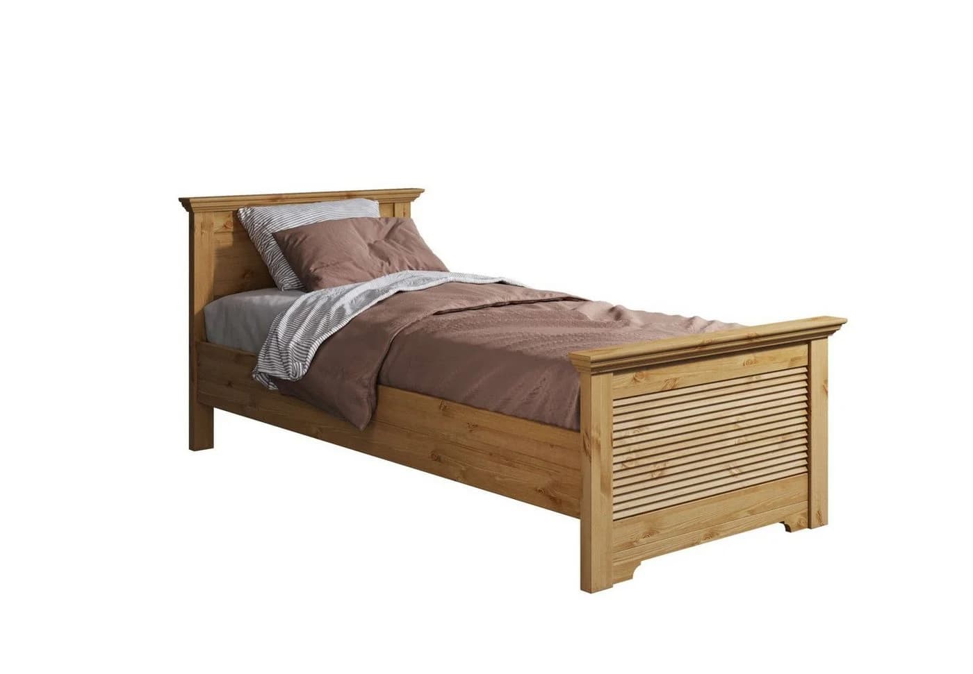OTTO HOME Bett Rauna Landhausstil Kieferholz Natur - Bild 5