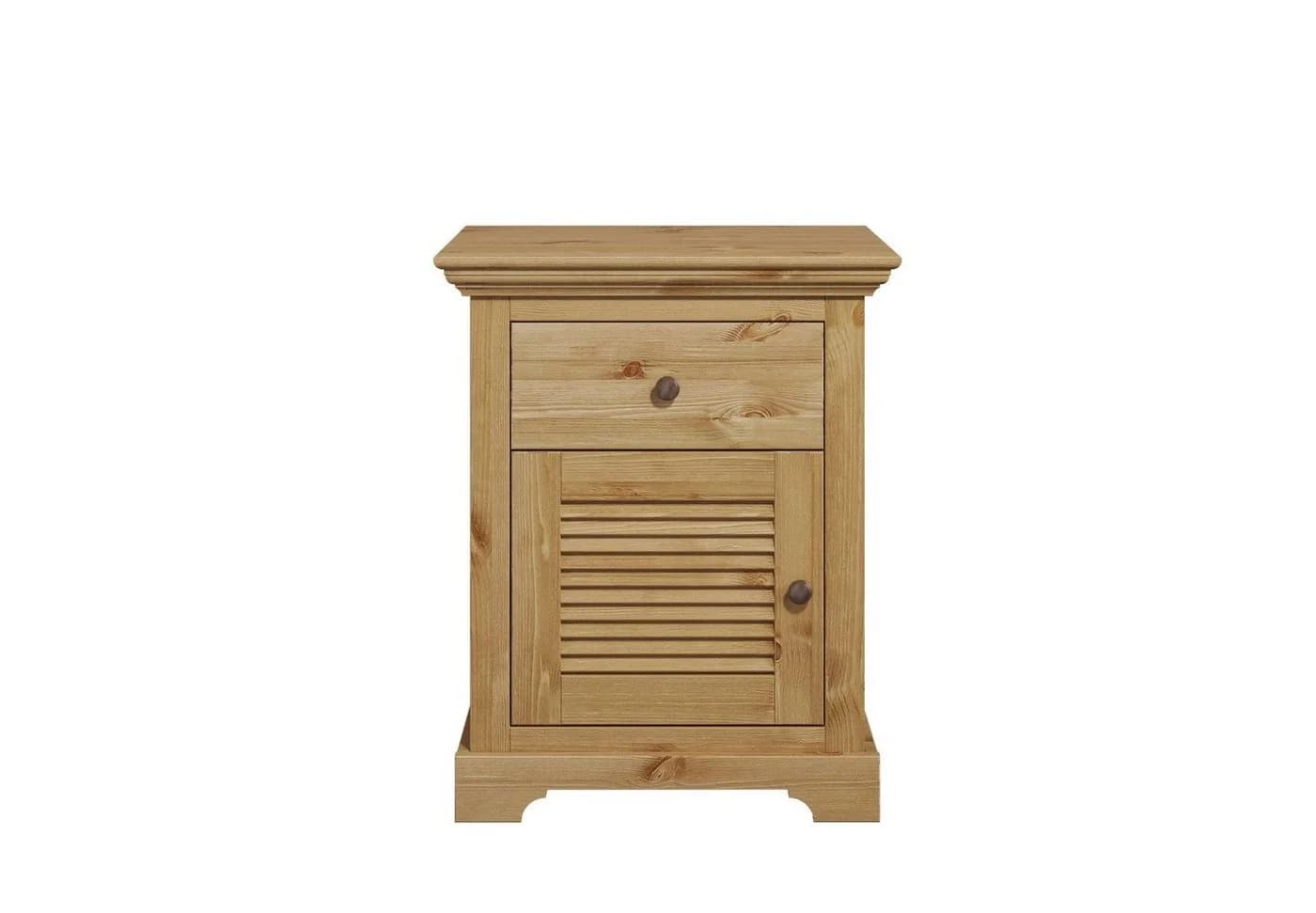 OTTO HOME Nachtkommode Rauna Landhausstil Massivholz Natur - Bild 4