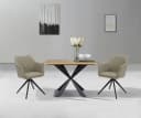 Esstisch OTTO HOME Soyans Beige Modernes Spider Gestell Bild 1