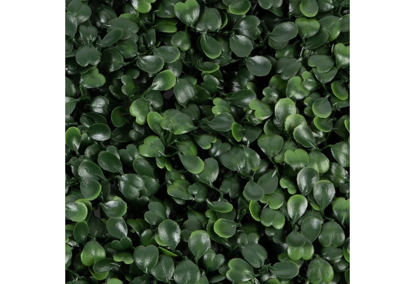 Kubus Kunstpflanze Pflanzenwand Arelie Dark-Green UV-beständig - Bild 5