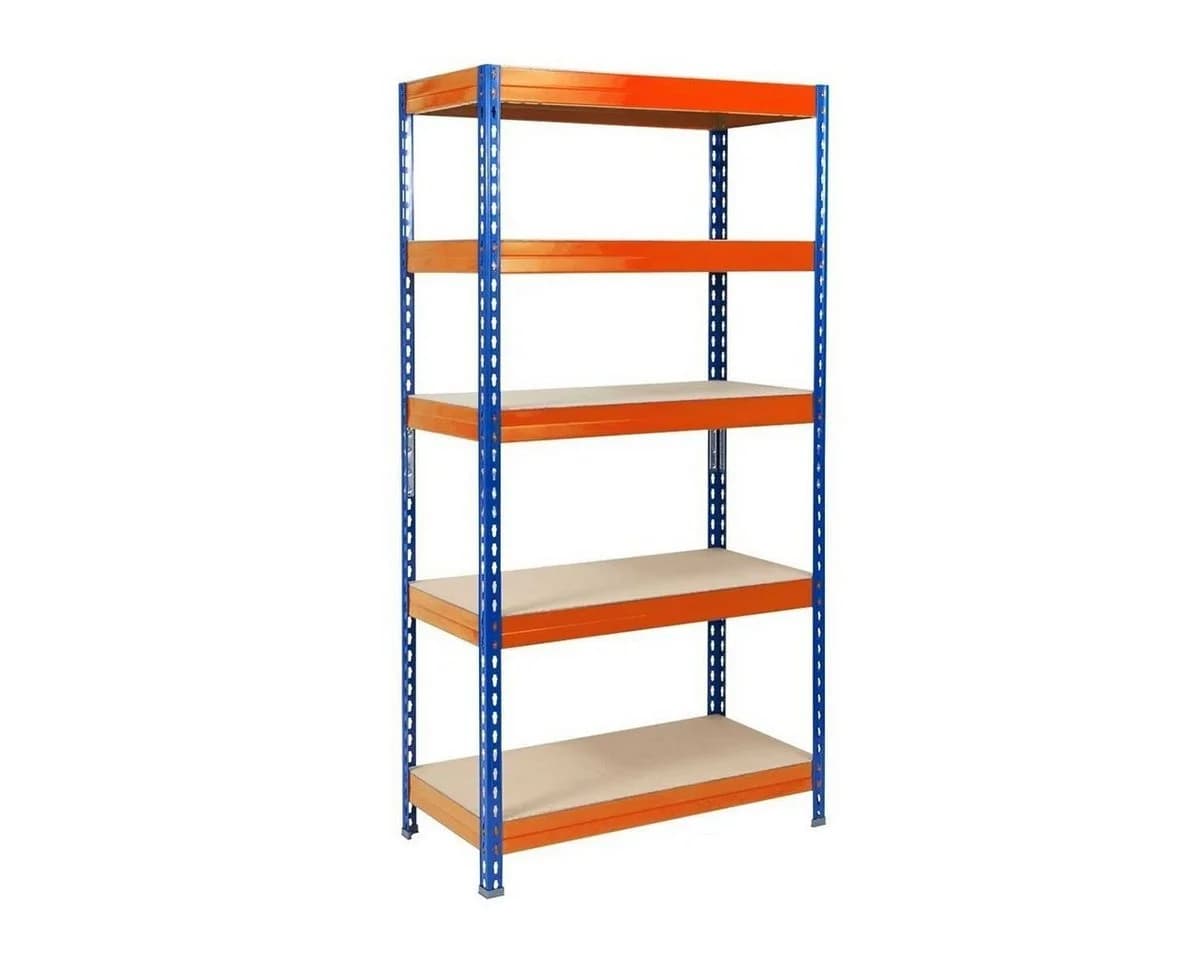 Kubus Schwerlastregal Lagerregal Blau-Orange - Bild 2