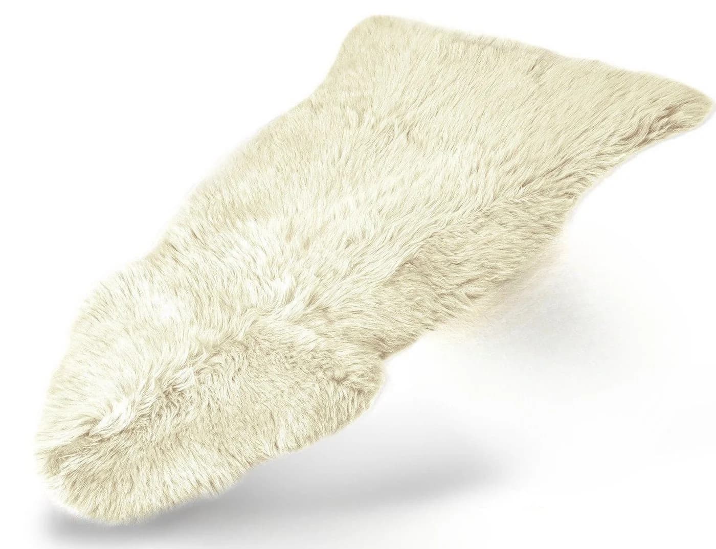Kubus Fellteppich Echtfell Willow Beige Premium Schaffell - Bild 2