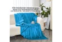 Kubus Wohndecke Charme Flanell Blau 150x200 cm Bild 4