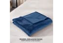 Kubus Wohndecke Charme Flanell Polyester Dunkelblau Bild 1