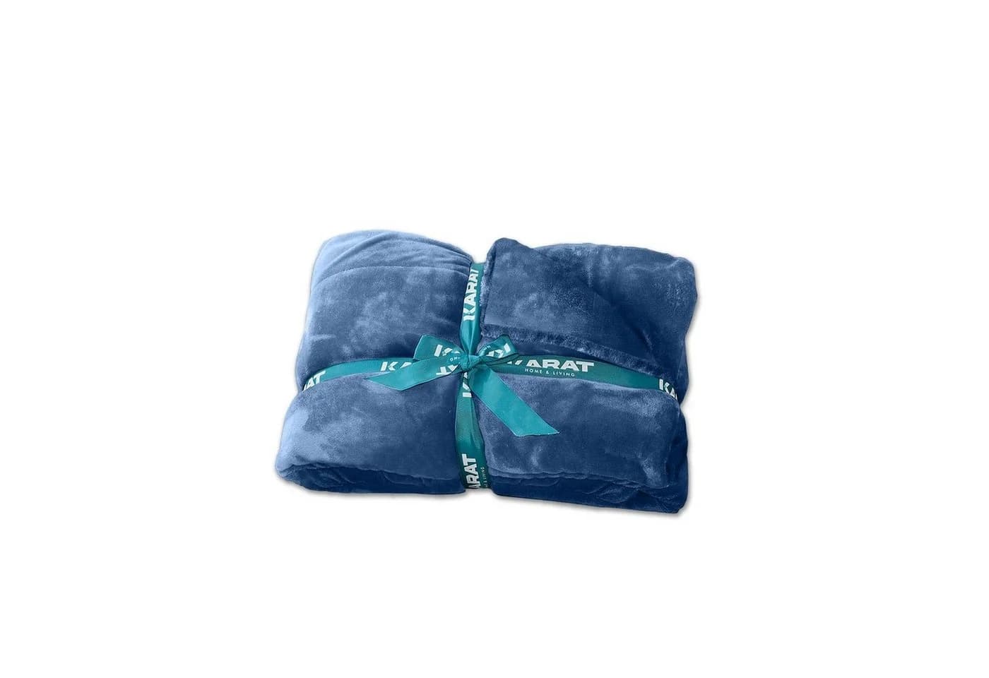 Kubus Wohndecke Charme Flanell Polyester Dunkelblau - Bild 2
