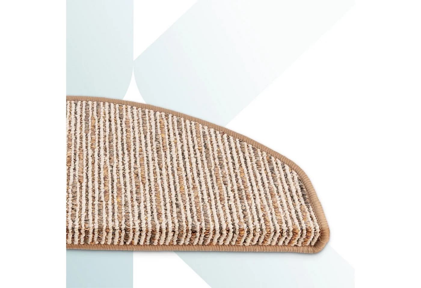 Kubus Stufenmatte Genf Beige Selbstklebend Umkettelt - Bild 3
