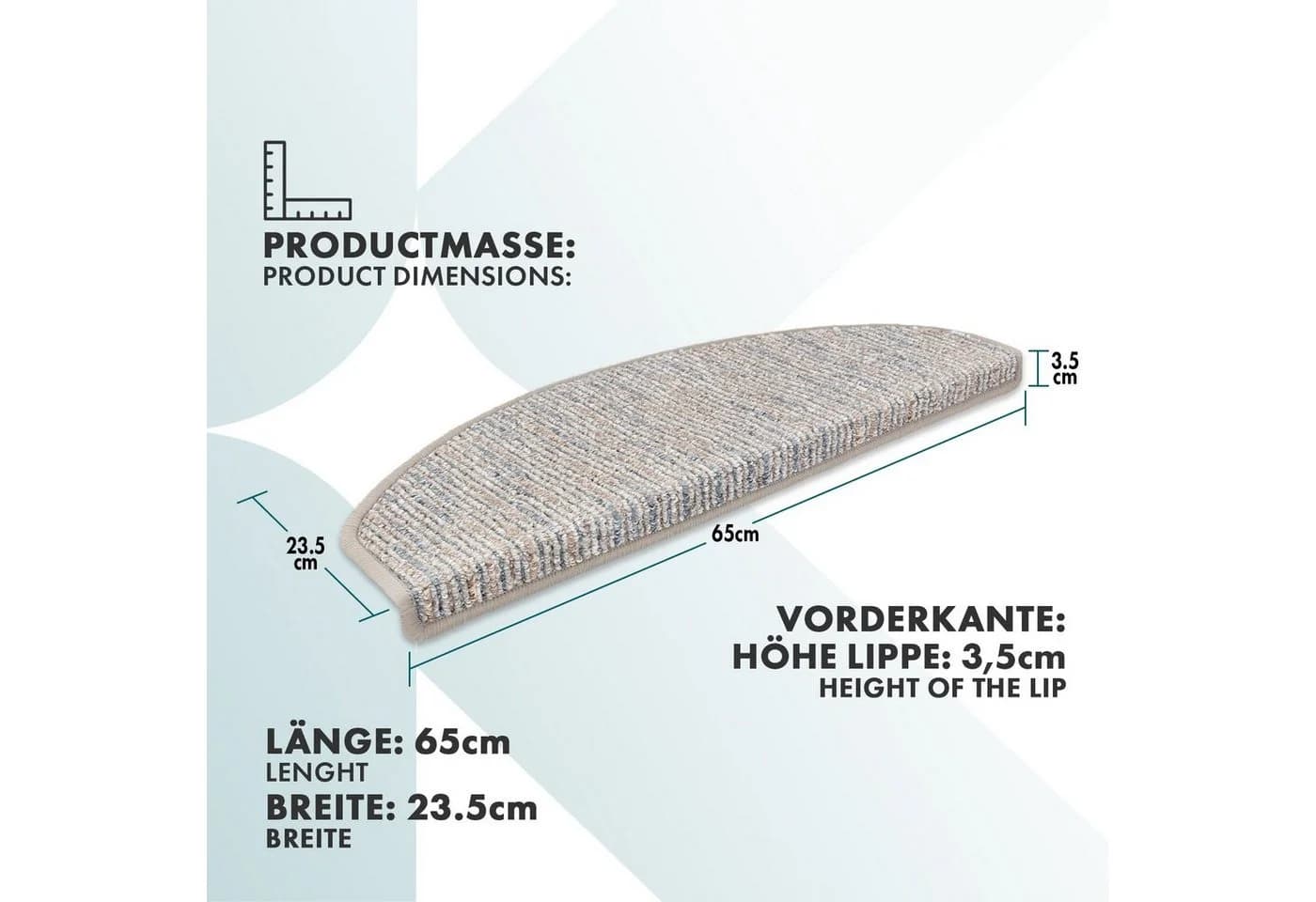 Kubus Stufenmatte Genf Polypropylen - Bild 5