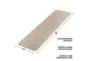 Karat Stufenmatte Denver Beige Rechteckig ohne Lippe Bild 1