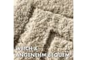 Kubus Badematte Atlas Rutschhemmend Polyester Beige Bild 4