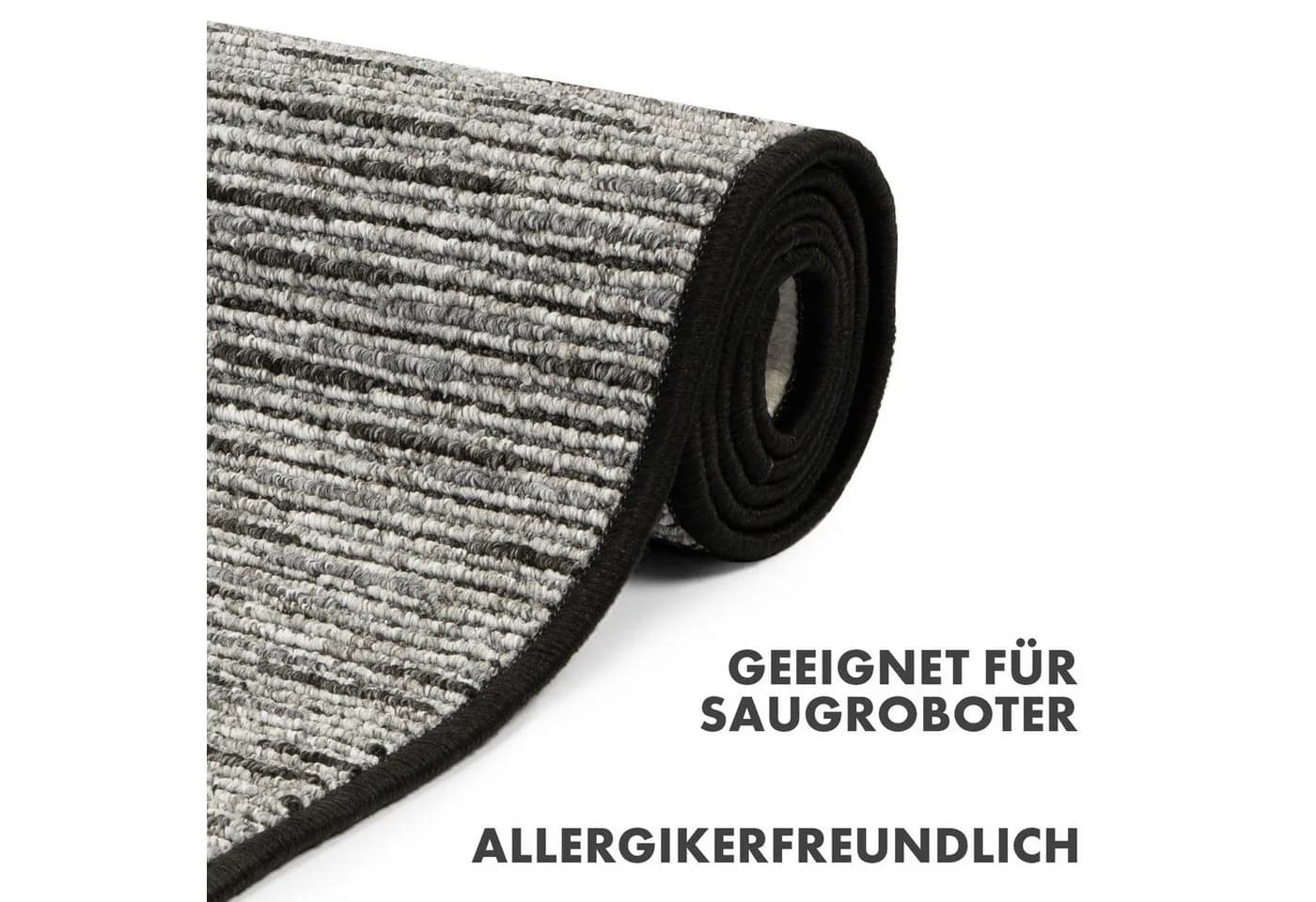 Kubus Teppich Genf Modern Anthrazit Polypropylen - Bild 3