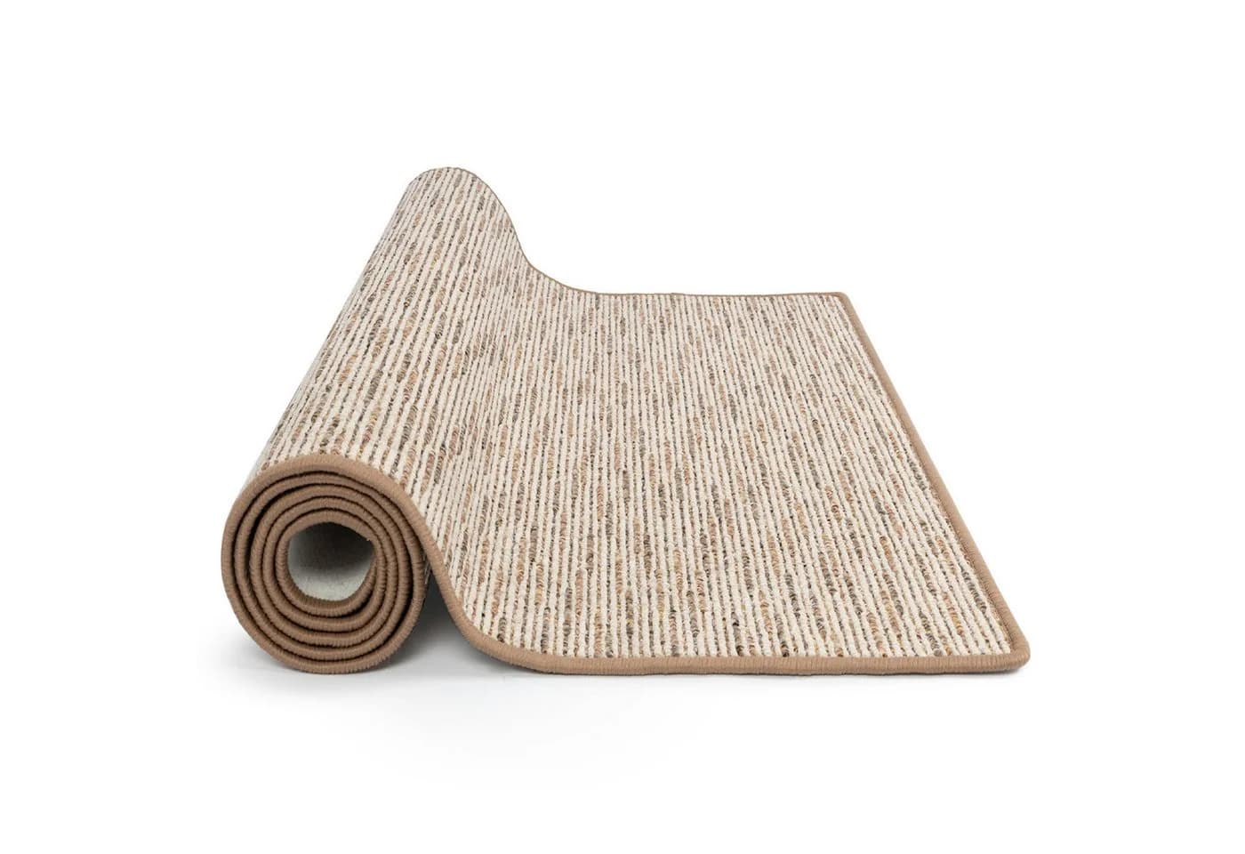 Kubus Teppich auf Maß Genf Moderner Wohnteppich Beige Braun Grau - Bild 2