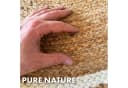 Kubus Jute Teppich Rund Handgewebt Naturteppich Mumbai Bild 4