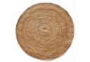 Kubus Jute-Teppich Rund Handgewebt Beige Naturteppich Bild 2