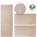 Kubus Bettumrandung Genf 3-teiliges Set Beige Polypropylen Bild 1