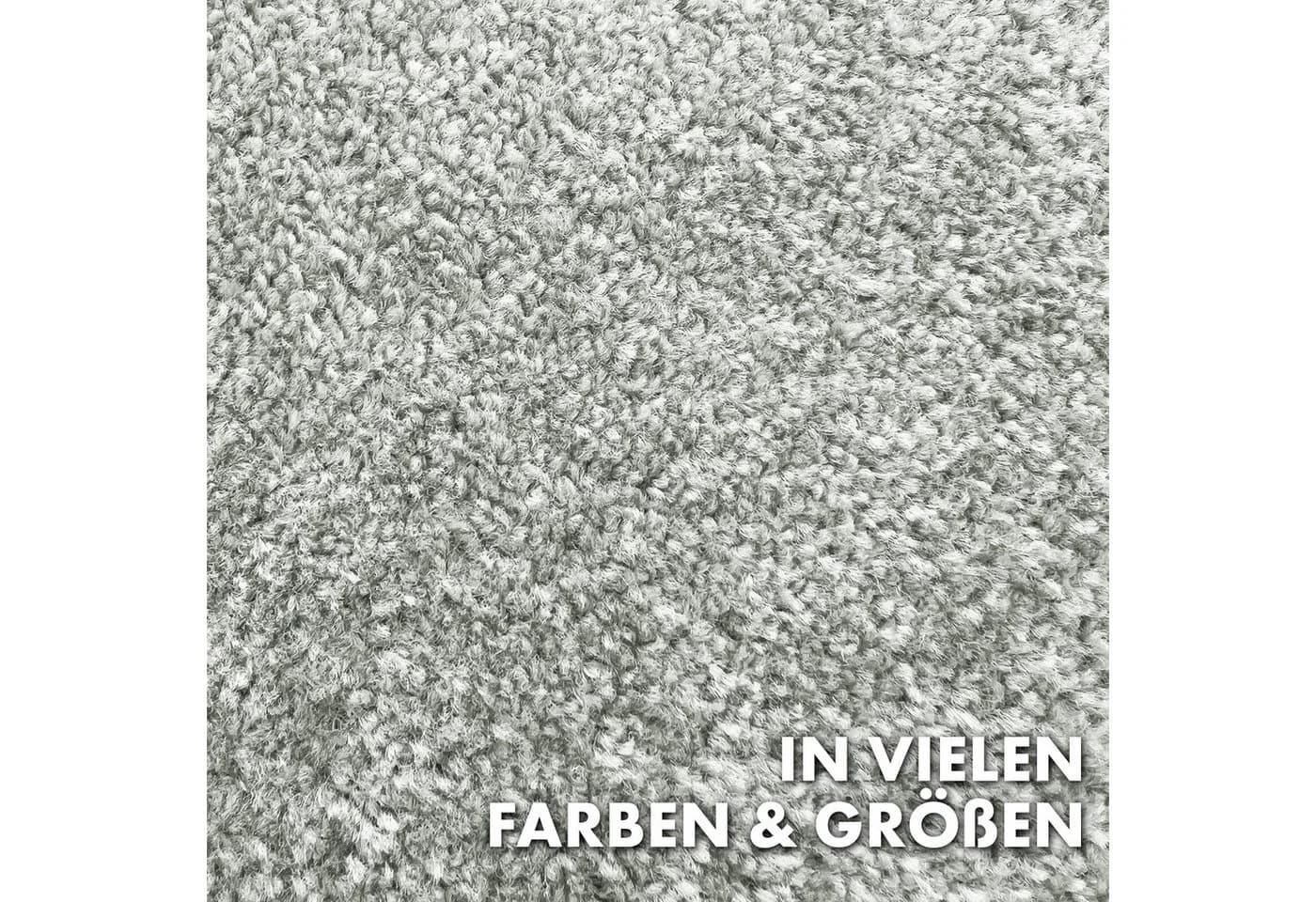 Kubus Kinderteppich Turtle Rund Silbergrau Polypropylen - Bild 4