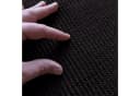 Kubus Kratzmatte für Katzen, Rund, Sisal Kratzteppich, Schwarz Bild 3