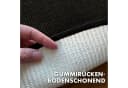 Kubus Kratzmatte für Katzen, Rund, Sisal Kratzteppich, Schwarz Bild 4