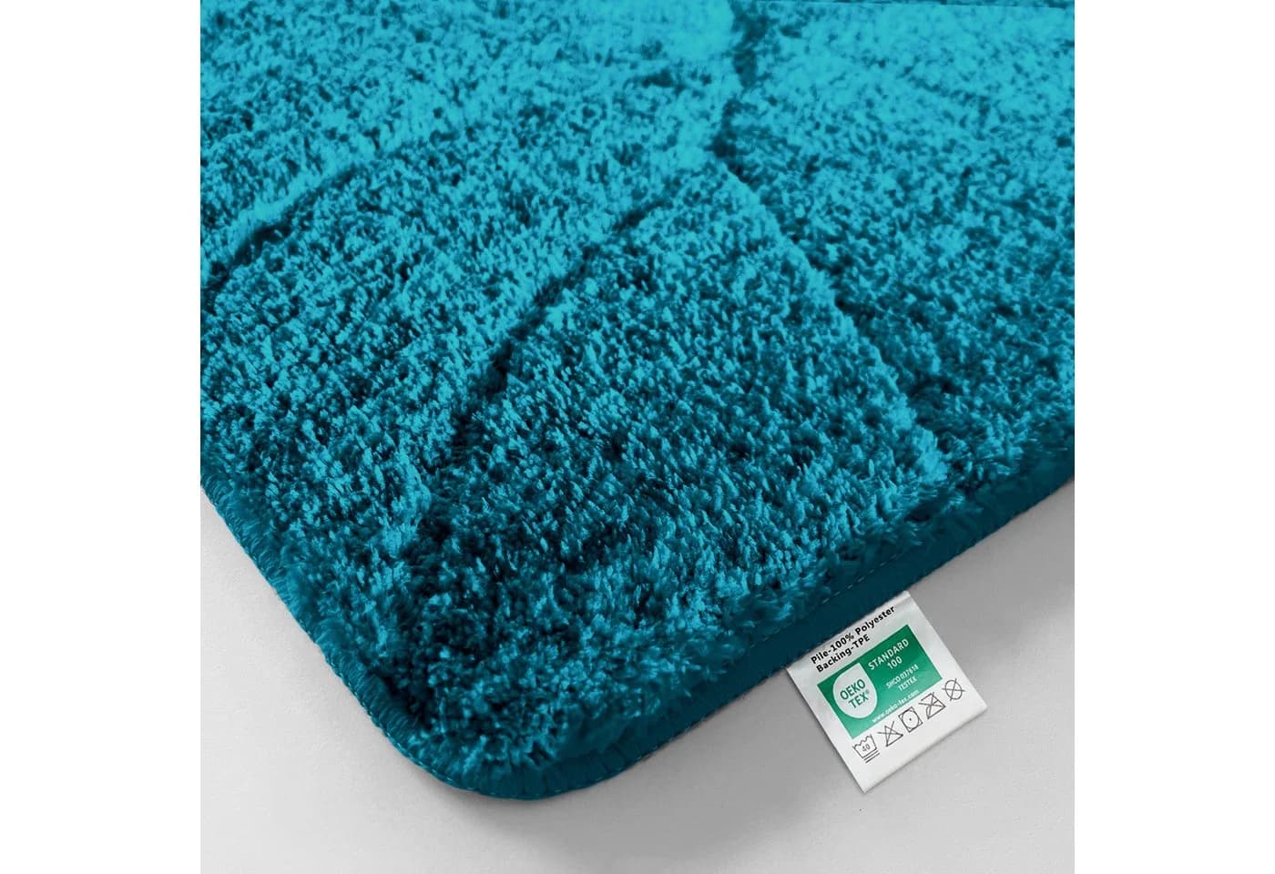 Kubus Duschmatte Elara Blattmuster Polyester