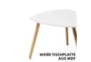 Kubus Couchtisch 2er Set Denali Weiß/Braun Bambus MDF Bild 3