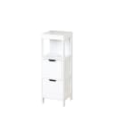 Kubus Hochschrank Vermont Weiß MDF Bad Bild 2