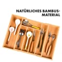 Kubus Besteckkasten Harmony Bambus Verstellbar Braun Bild 4