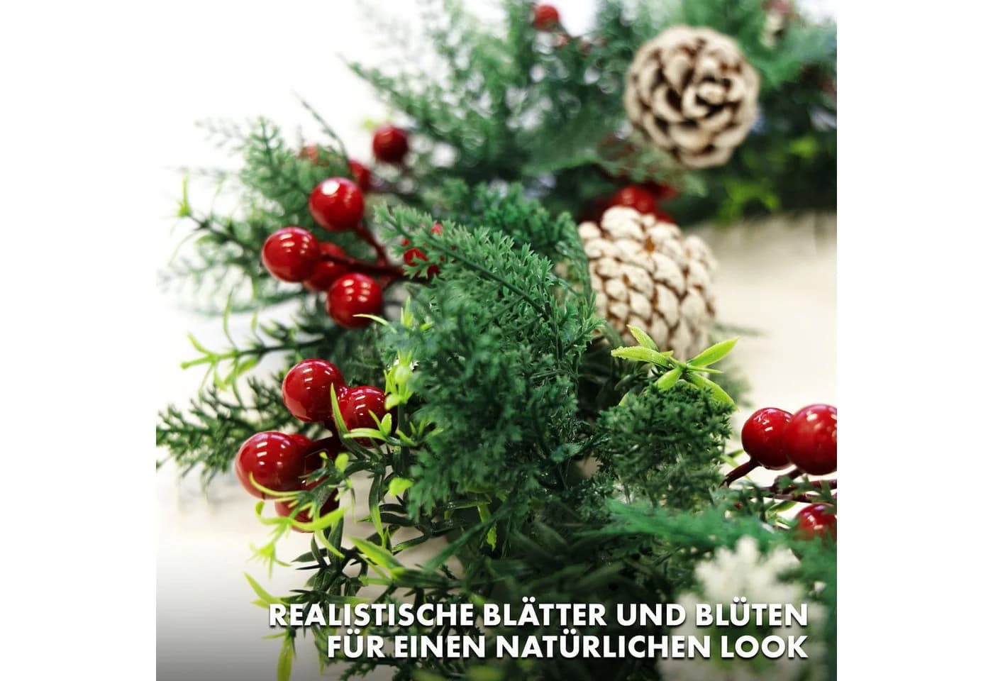 Kunstkranz Yuletide Weihnachtlicher Hingucker Kubus - Bild 5
