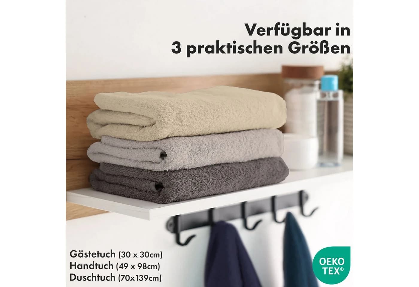 Kubus Handtuch Loomify Baumwolle Oeko-Tex Made in Green