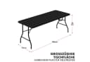 Kubus Campingtisch Nagoya Klapptisch Schwarz Bild 1