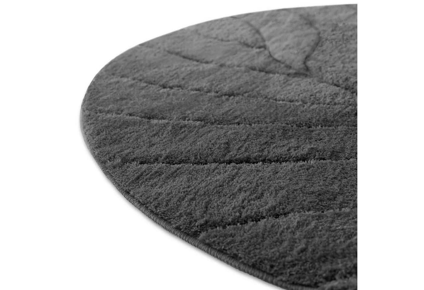 Kubus Duschmatte Elara Rund 120cm Mikrofaser Rutschfest