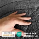Kubus Duschmatte Elara Rund 120cm Mikrofaser Rutschfest Bild 5