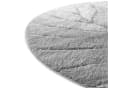 Kubus Duschmatte Elara Runde Badematte Silber Mikrofaser Bild 1