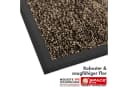 Kubus Griptex Schmutzfangmatte Braun Hochabsorbierend Rutschfest Bild 3