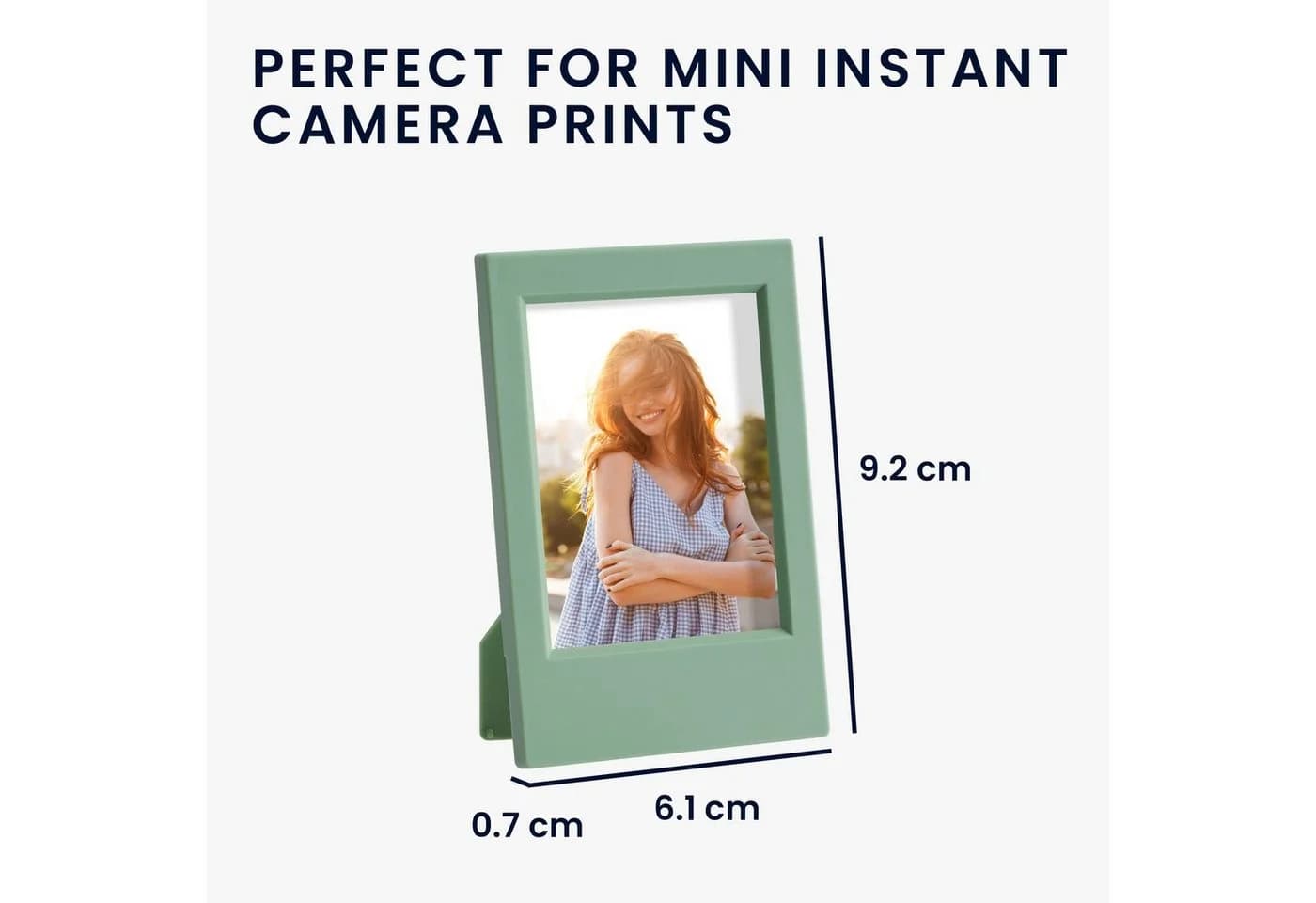 kwmobile Bilderrahmen-Set 4x Mini Fotorahmen Rosa ABS