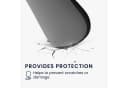 kwmobile Brillenetui Grau Neopren mit Karabiner Bild 4